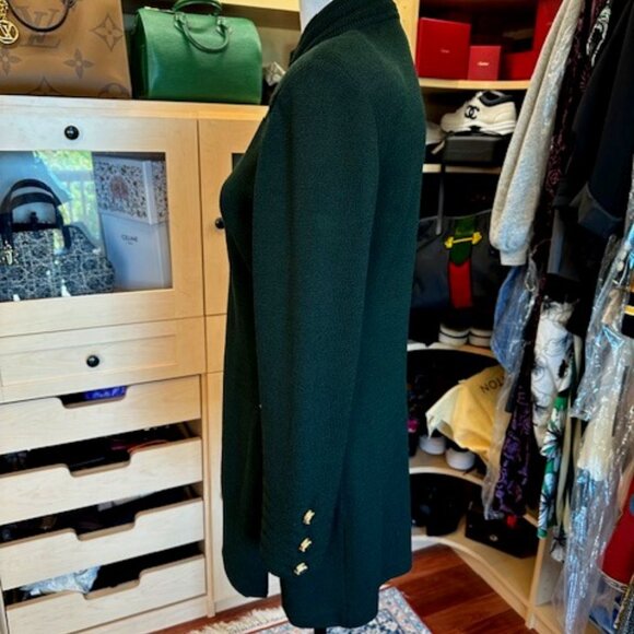 St. John Collection Evening Size 4 Green Jacket - Picture 5 of 8
